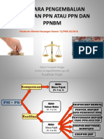 Pengembalian Kelebihan PPN atau PPN dan PPNBM