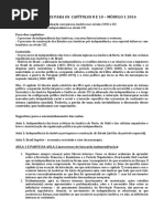 Orientações Cap 8 e 10 2014