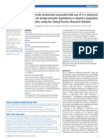 Risk of Erectile Dysfunction Associated With Use of 5-α Reductase Inhibitors for Benign Prostatic Hyperplasia or Alopecia- Population Based Studies Using the Clinical Practice Research Datalink