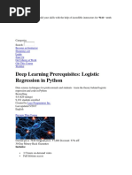 Deep Learning Prerequisites: Logistic Regression in Python