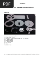 6-DOF Installation Instructions: Package List