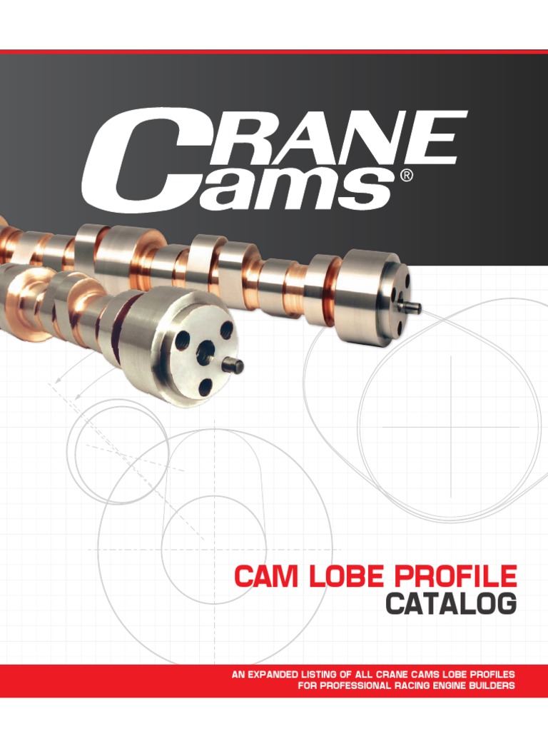 Crane Cam Scam Lobe Profile Catalog Engines Mechanical Engineering
