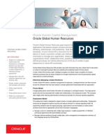 Oracle Hcm Global Hr Datasheet