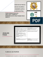 Análisis FODA y estrategias de marketing de Starbucks