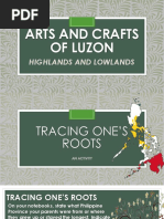 Arts And Crafts Of Luzon Highlands And Lowlands Clothing Design
