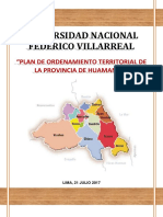 Plan de Ordenamiento Territorial de La Provincia de Huamanga
