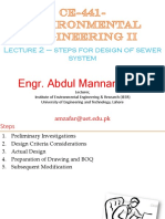 Lec 2-Week 1 - (Design of Sewer System)