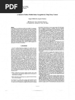 A Method of Indoor Mobile Robot Navigation by Using Control