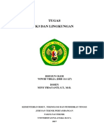 Tugas K3 Dan Lingkungan: Disusun Oleh Wiwid Virlia (DBD 114 127) Dosen Neny Fidayanti, S.T., M.Si