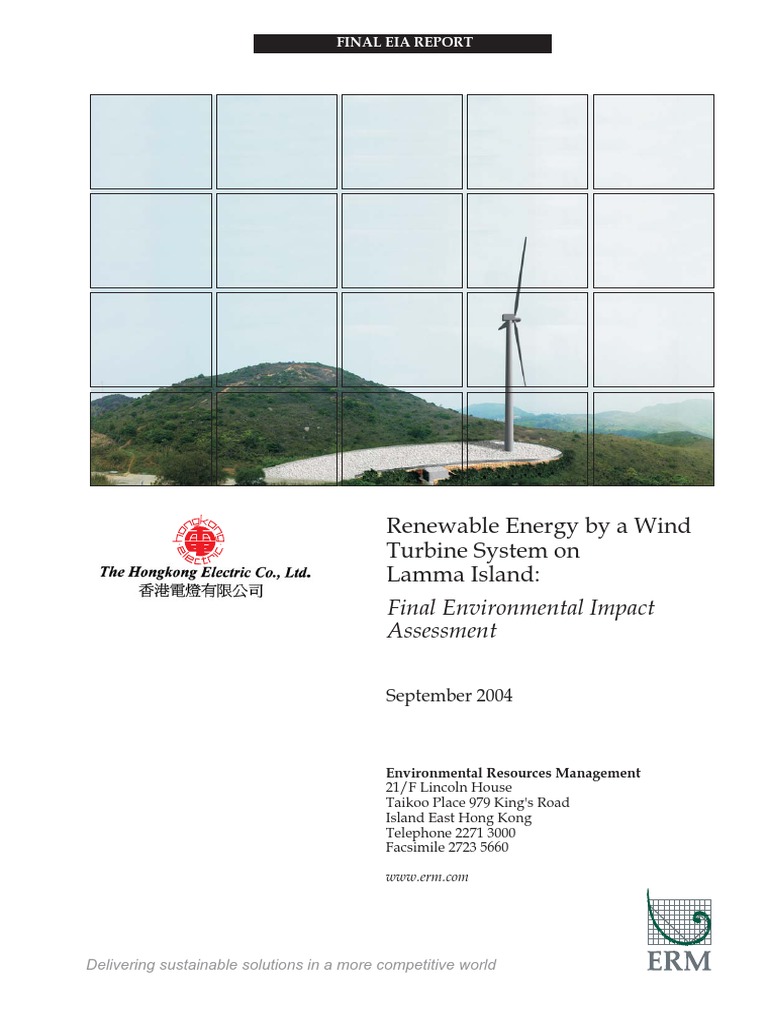 Isovent Map for Wind Turbine EIA | PDF | Wind Power | Environmental ...