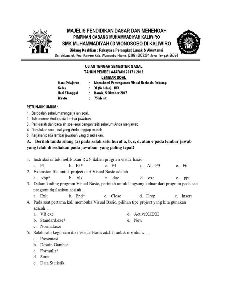 Contoh Procedure Text Sma Dan Soal Pilihan Ganda