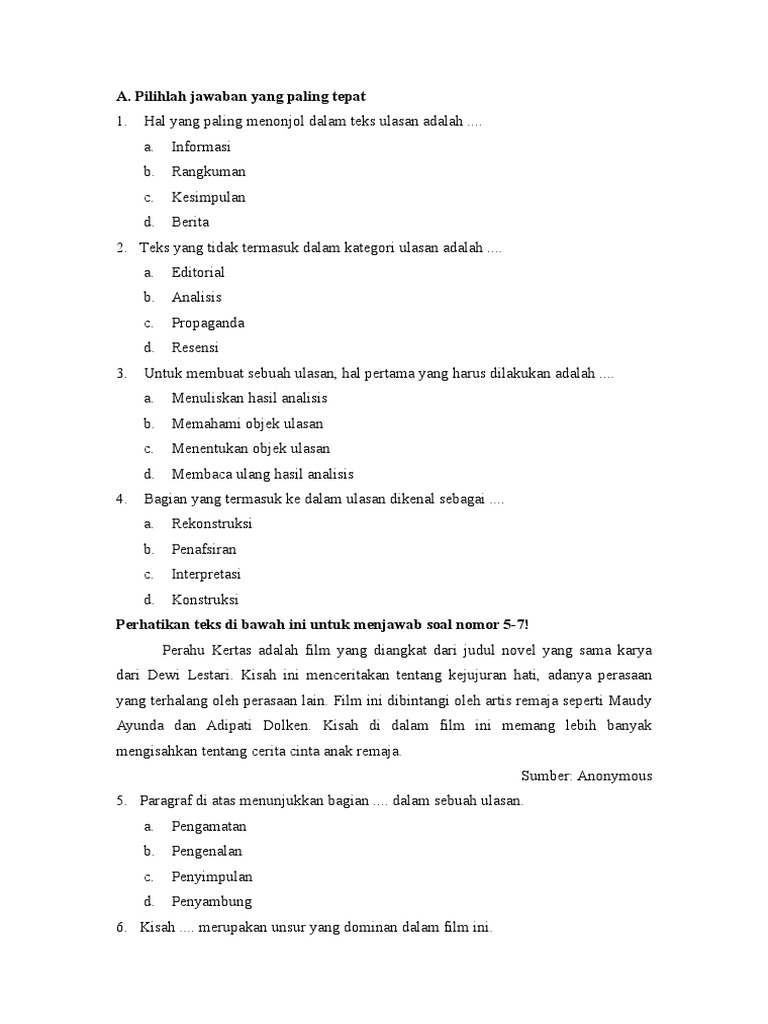 Kumpulan Soal-soal Tentang Teks Eksposisi Kelas 8 Smp K 13 - Fun Books