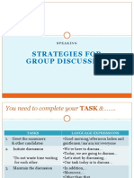 Group Discussion Strategies