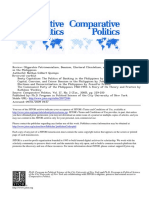 Oligarchic Patrimonialism Bossism Electoral Clientelism and Contested Democracy PDF