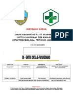 Instruksi Kerja Entri Data E-Puskesmas