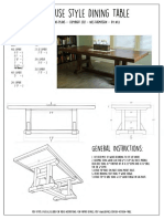 Farmhouse Kitchen Table Woodworking Plans LQ