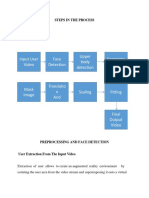 STEPS IN THE PROCESS FLOW DIAGRAM