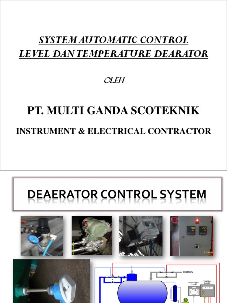 Deaerator Control System Overview | PDF