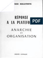 Anarchie Et Organisation