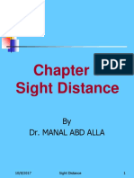 Sight Distance: by Dr. Manal Abd Alla