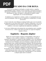 Significado Da Cor Roxa