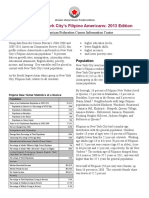 Profile of New York City's Filipino Americans: 2013 Edition: Asian American Federation Census Information Center