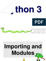 Python Module and Class Import and Inheritance