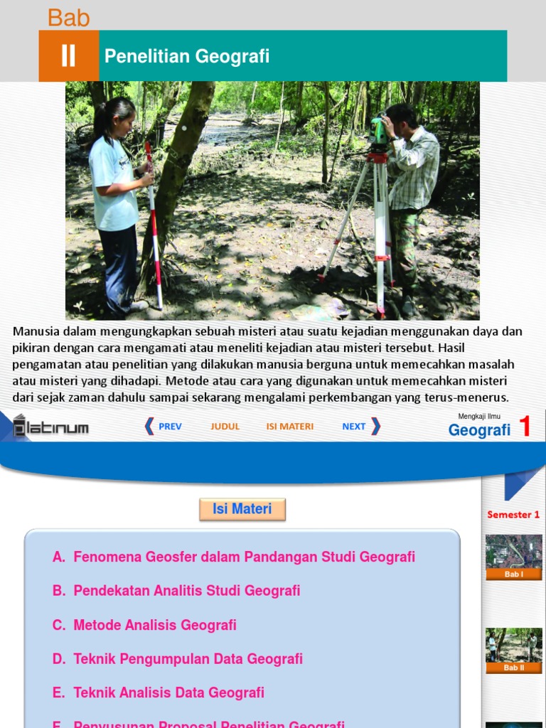 Bab 2 Penelitian Geografi