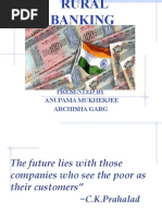 Download Rural Banking Ppt by archishagarg SN36100208 doc pdf