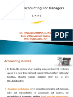 Unit 1 Accounting Introduction