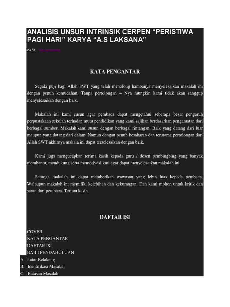 Peristiwa Pagi Tadi Pdf