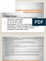 Dasar Hukum K3