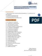 Contenido Programatico de La Asignatura Ion y Eval de Proyectos Ec114