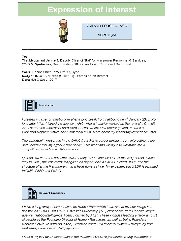OHNCO Air Force Candidate Profile | PDF | Career & Growth