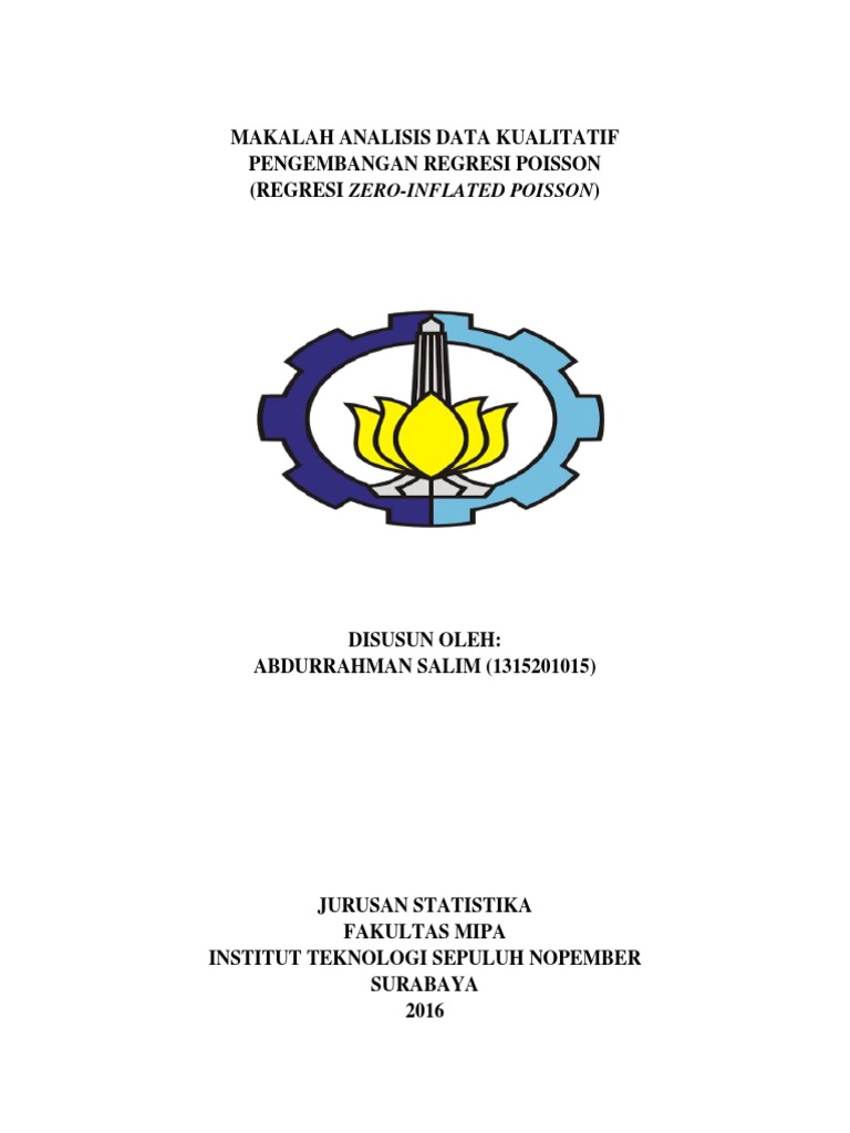 Analisis Regresi Zero-Inflated Poisson | PDF