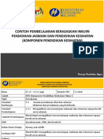 Contoh P&P Berasaskan Inkuiri KSSR PJPK (Komponen PK) Tahun 1