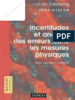 Taylor-Incertitudes et analyse des erreurs dans les mesures physiques, cours -Dunod (2000).pdf
