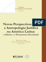 Novas Perspectivas Para a Antropologia Jurídica Na América Latina