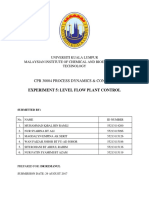 CPB 30004 Process Dynamics & Control