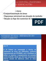 Aula Número 3 - Compartimentação e Isolamento de Riscos