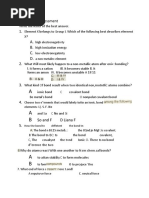 Summative Test Science 9