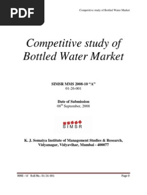1. Bottled Water