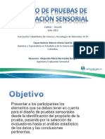 Informe Curso - Diseño de Pruebas de Evaluación Sensorial