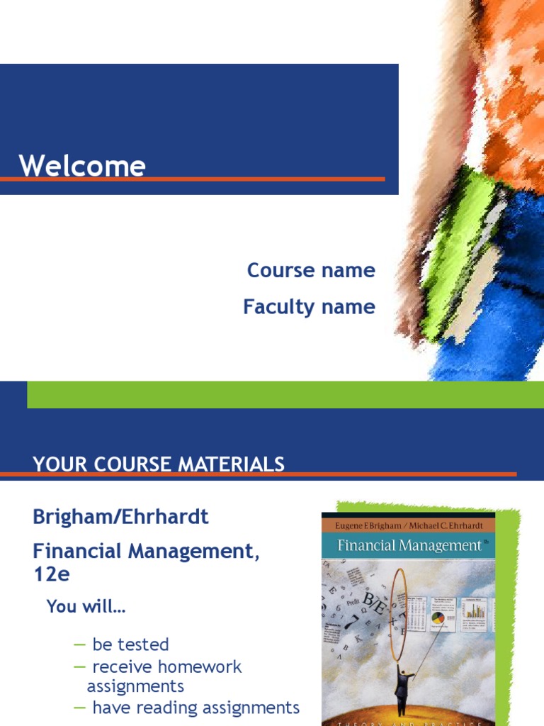Welcome: Course Name Faculty Name | PDF | Textbook | Computing