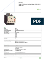 LRD04 Thermal Overload Relay Data Sheet