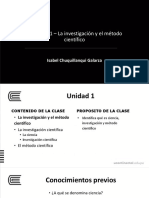 Unidad 1 Ciencia Clasificación Paradigma