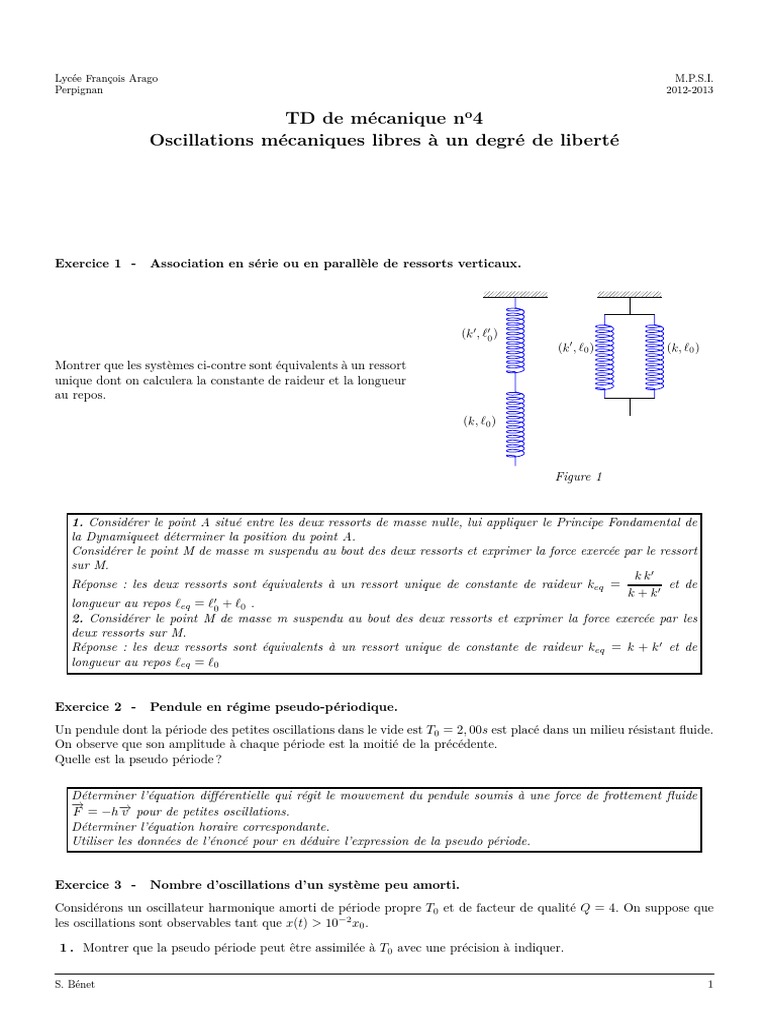 M4TD e, PDF, Pendule (physique)