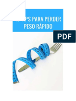 Tips Para Bajar Peso Rapido