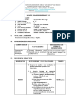 Esquema de Sesión Secundaria