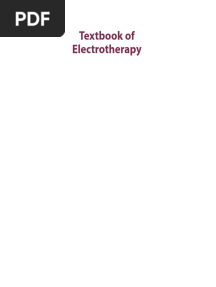 Textbook of Electrotherapy 2nd Ed Jagmohan Singh